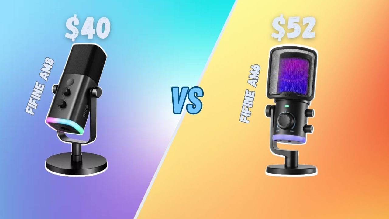 FIFINE AM6 VS FIFINE  AM8 - COMPARATIVA