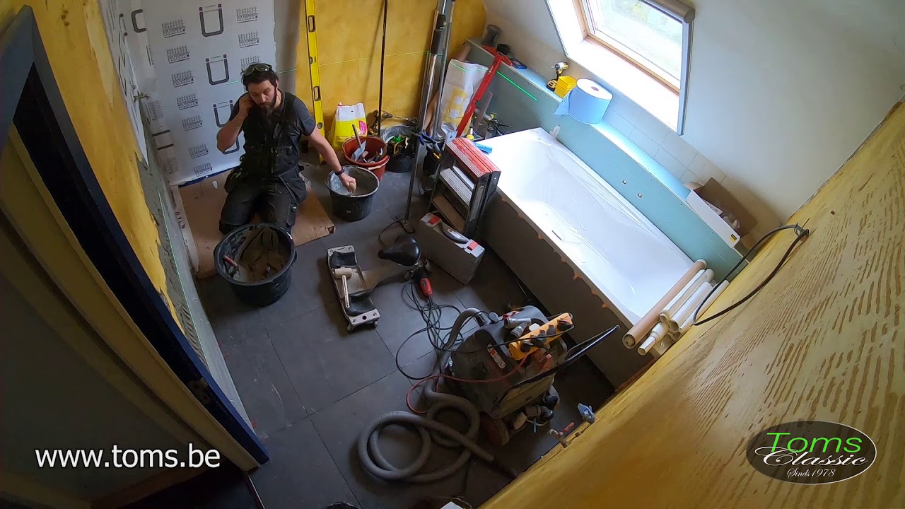 Timelapse Toms Classic badkamerrenovatie Evergem