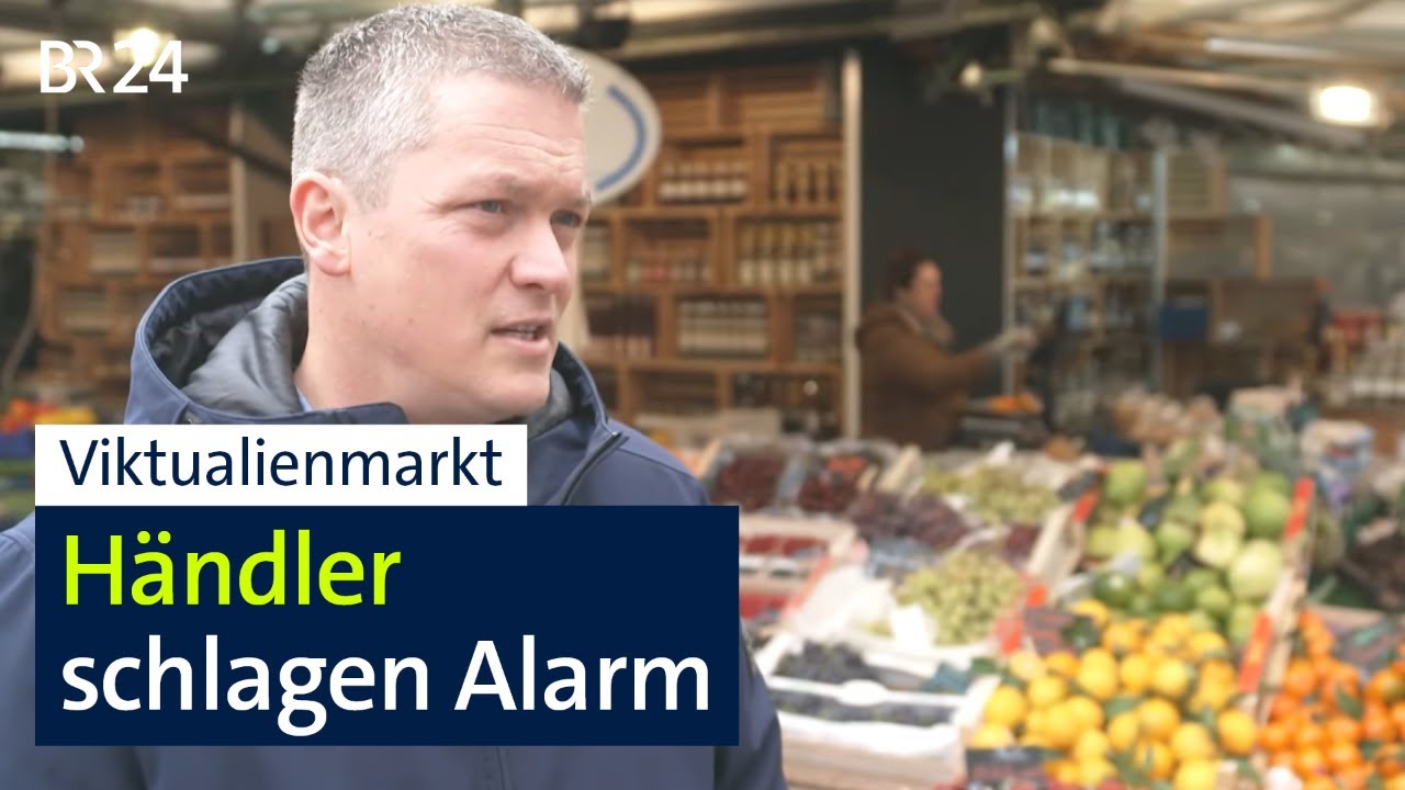 H&auml;ndler auf dem M&uuml;nchner Viktualienmarkt wehren sich gegen neue Marktordnung | Abendschau | BR24