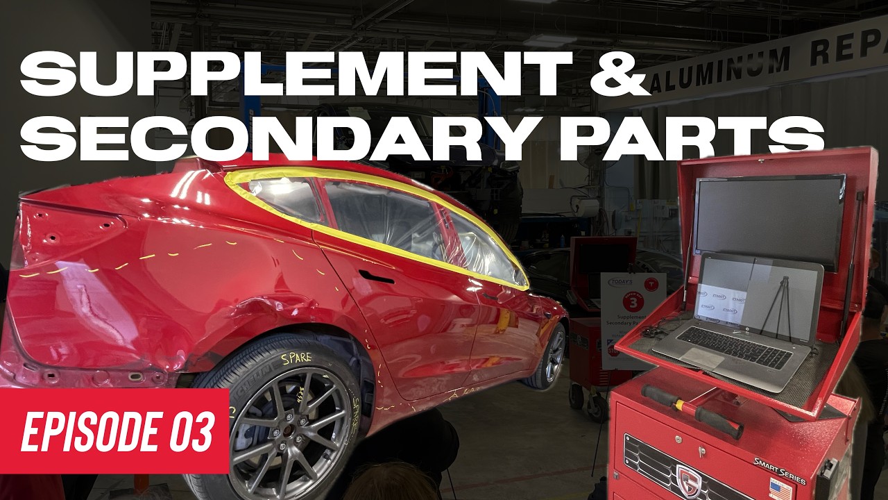 Inside Tesla Collision Repair | Ep. 3: Supplement & Secondary Parts