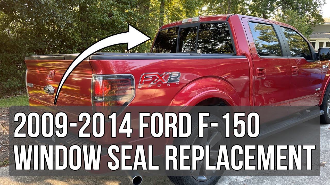 Протечка заднего стекла Ford F-150 2009–14 гг. — замена уплотнителя