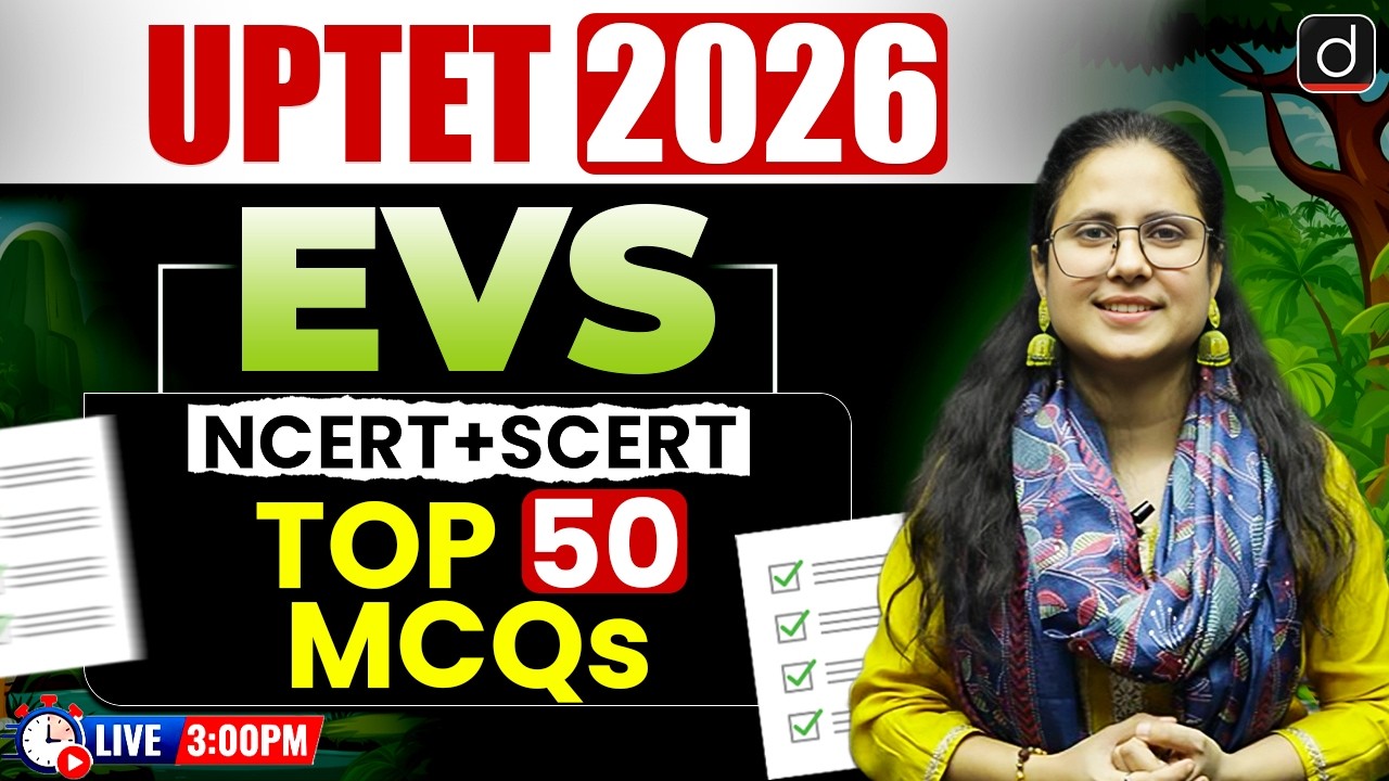 UPTET 2026 EVS | NCERT + SCERT Complete Preparation | Drishti Teaching Exams