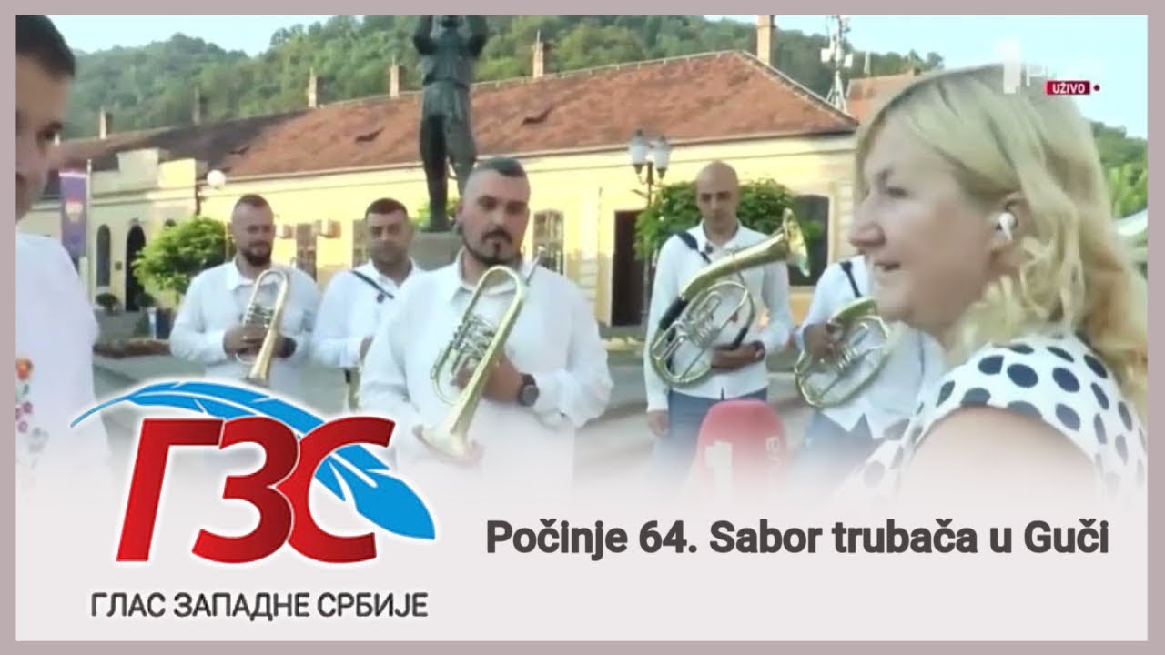 Prva TV - Počinje 64. Sabor trubača u Guči