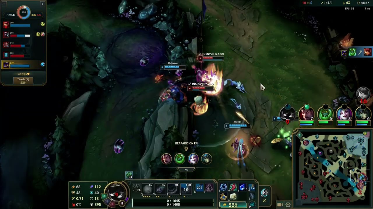 Jugando League of Legends -Veigar (635)