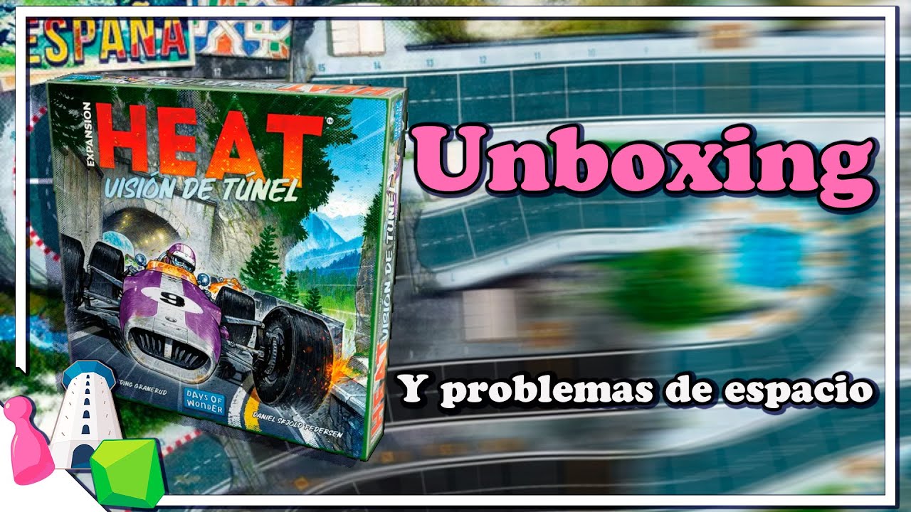 Unboxing de la expansión Visión de Túnel para Heat: Pedal to the Metal, y sus problemas de espacio