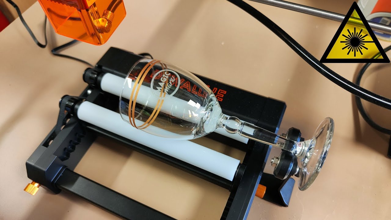 Gravure et découpe laser Partie 3 - Gravure sur verre