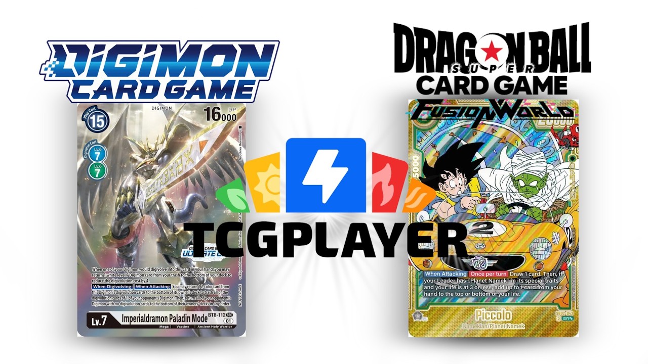 Digimon TCG и Dragon Ball Fusion World: как они соотносятся на TCGplayer?
