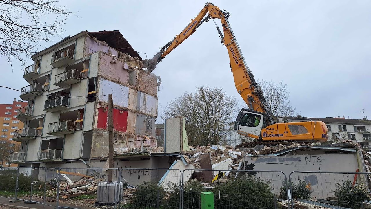 Au cœur du chantier de démolition du Vert-Bois