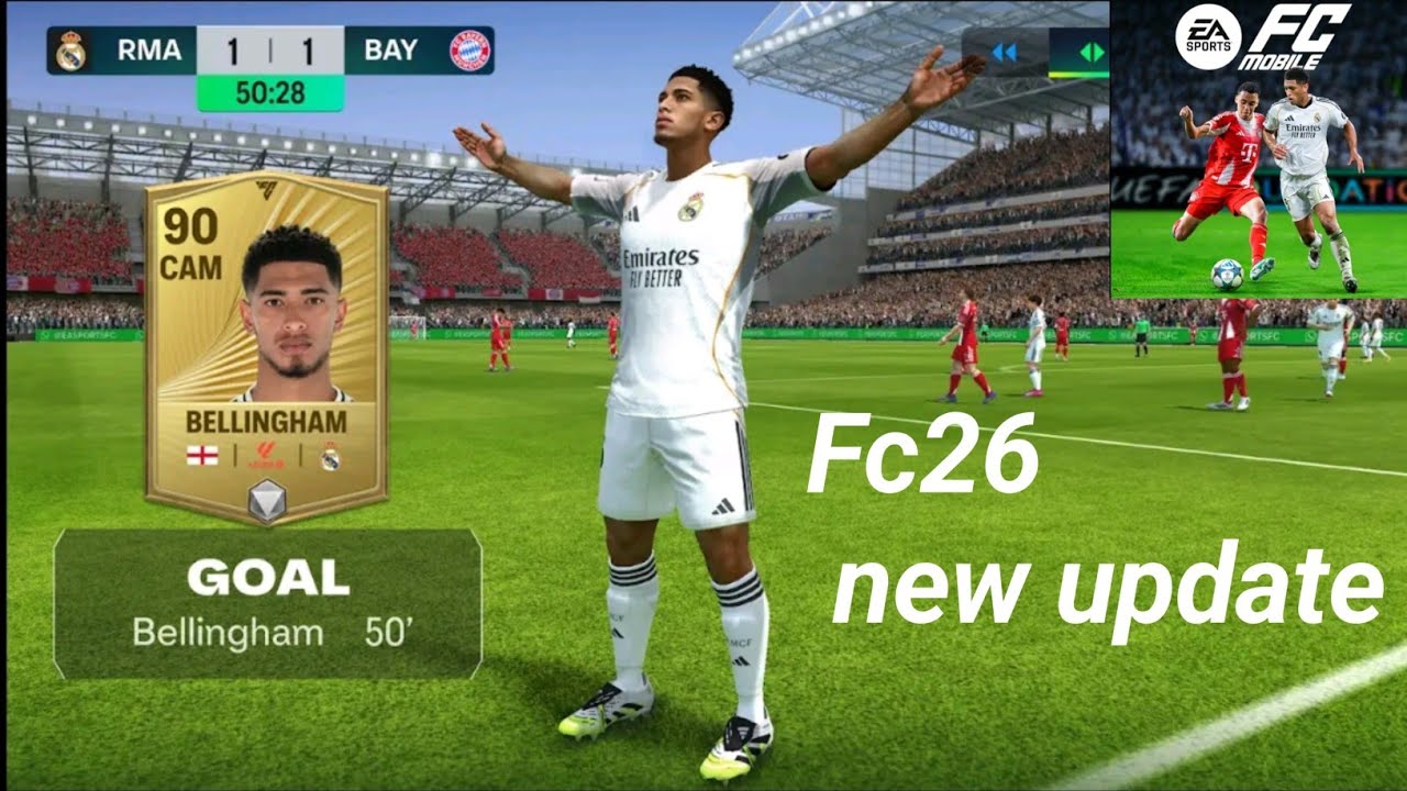 Fc mobile 26 new update video 🤯😱🤫 new high graphics & new feature 26 update all tutorial  