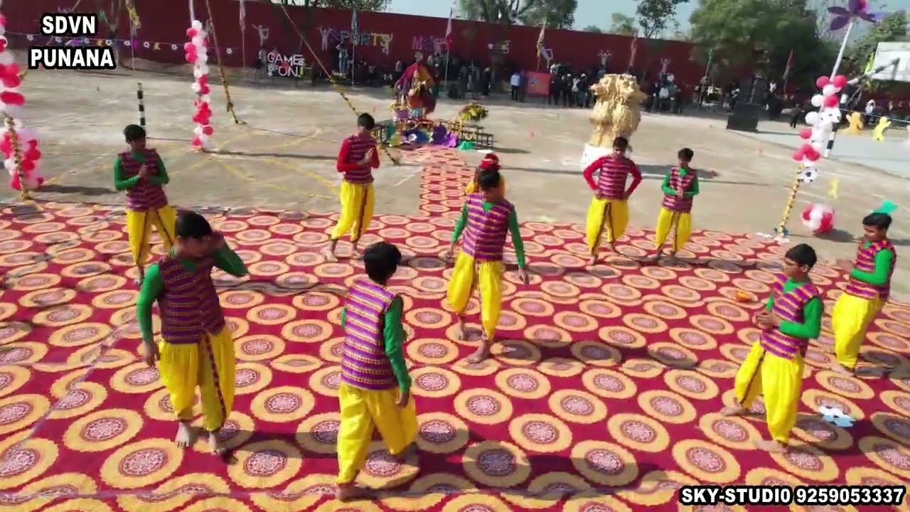 Divine Ganesh Vandana Performance at S.D.V.N. Senior Secondary School, Punhana #GaneshVandana 