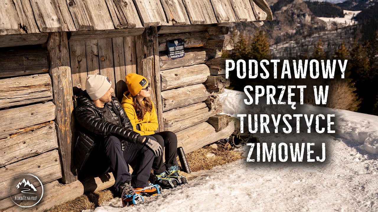 Podstawowy sprzęt do turystyki zimowej - raczki, raki, czekan.