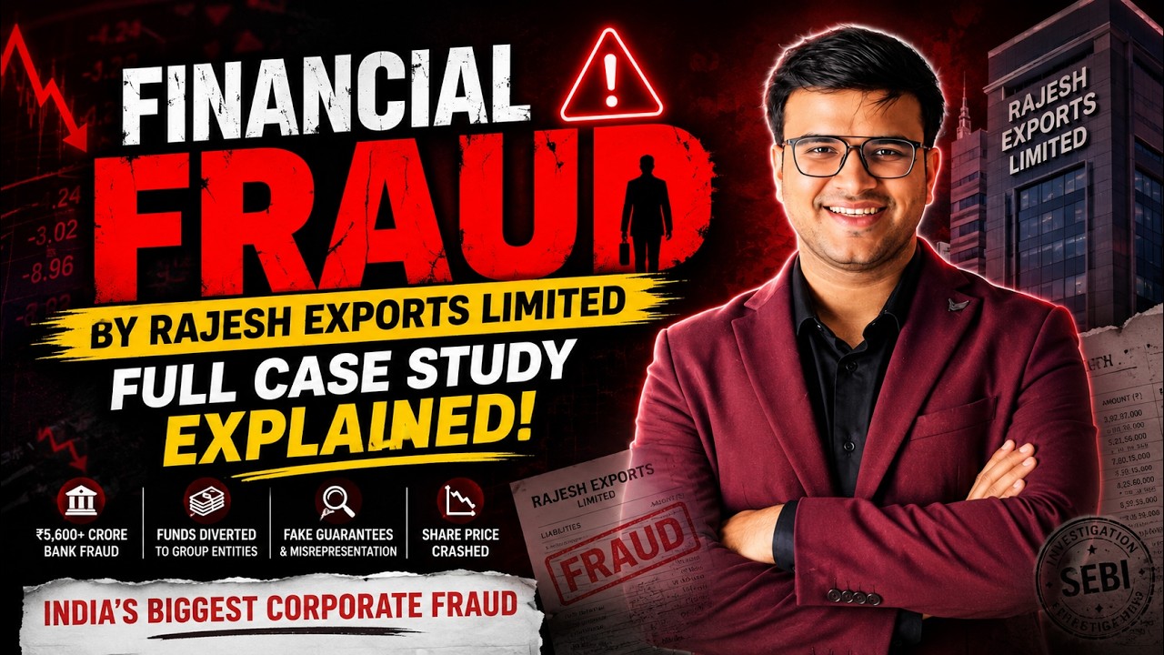 Biggest Financial Fraud in Indian Market | All about Rajesh Exports Ltd | Indresh Gandhi