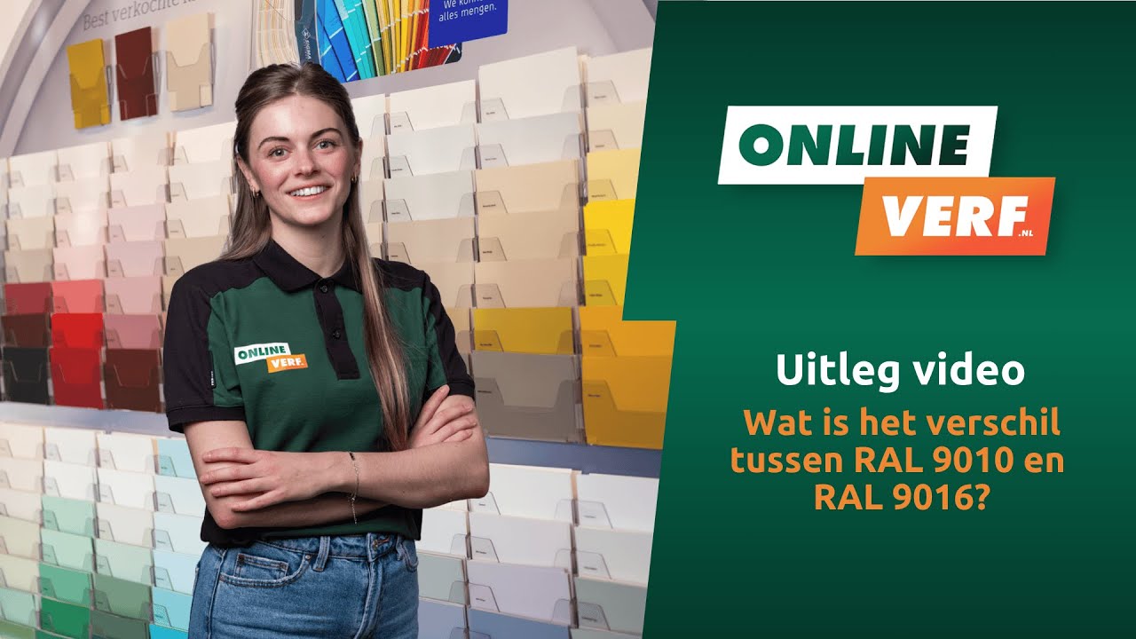 Wat is het verschil tussen RAL 9010 en RAL 9016? | Uitleg video