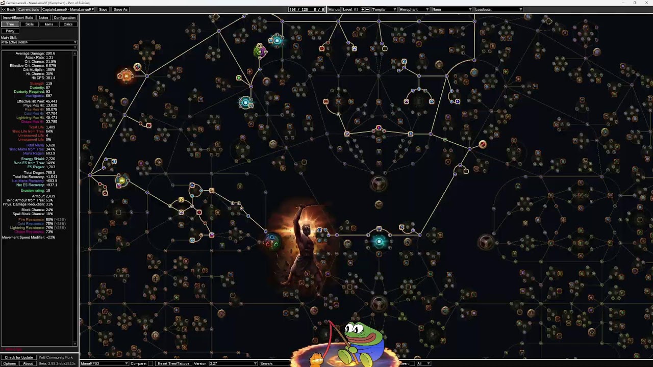 Testing Optimal Leveling to Swap Mana RF for Pohx League