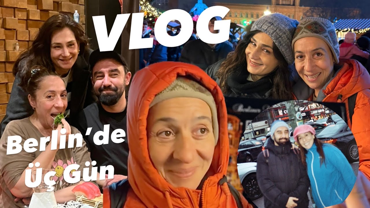 VLOG | Binnur ve Devin’le Berlin’de 3 Gün | Christmas Market’ten İçlik Aldık
