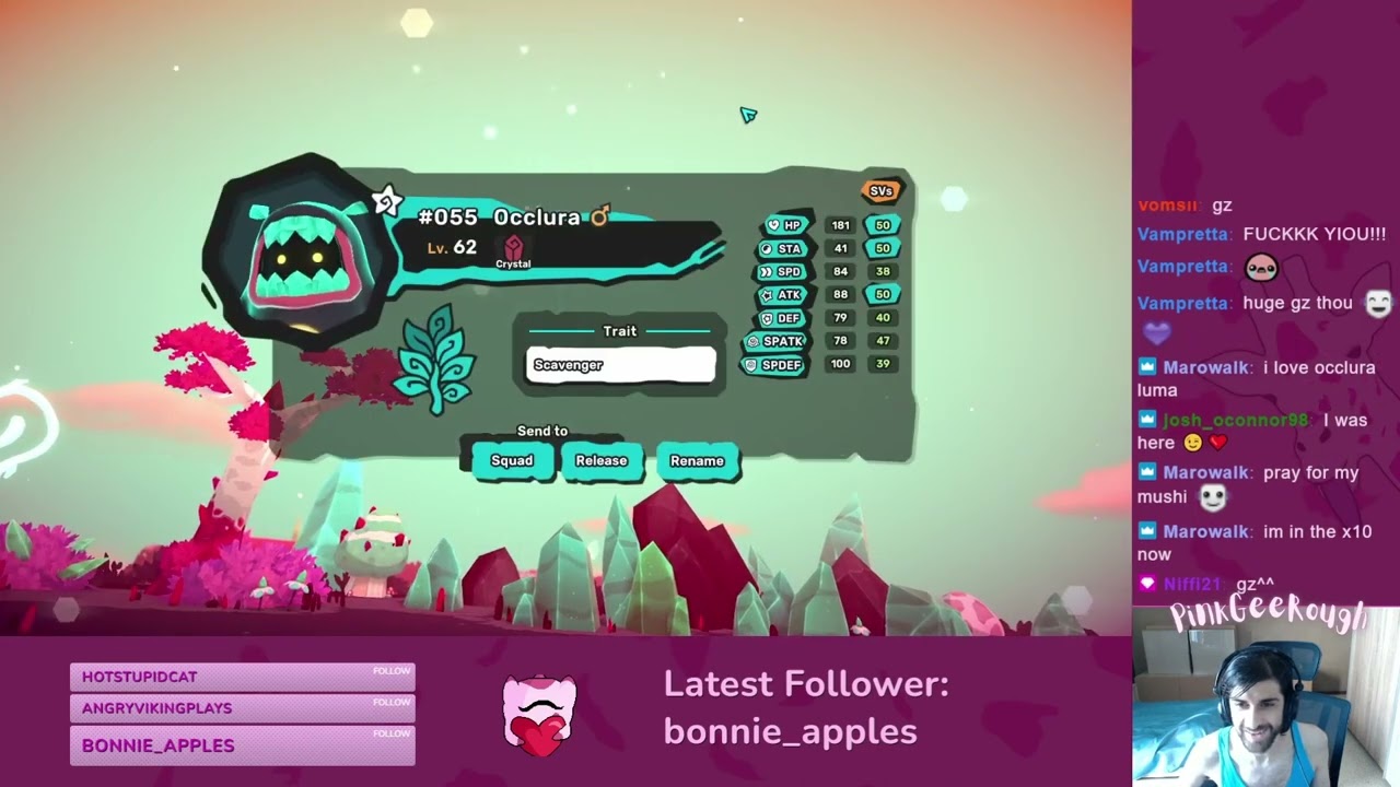 Luma Occlura Reaction from Temtem Radar