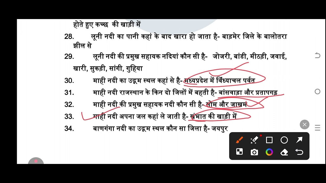 राजस्थान अध्ययन कक्षा 6 #CH07#