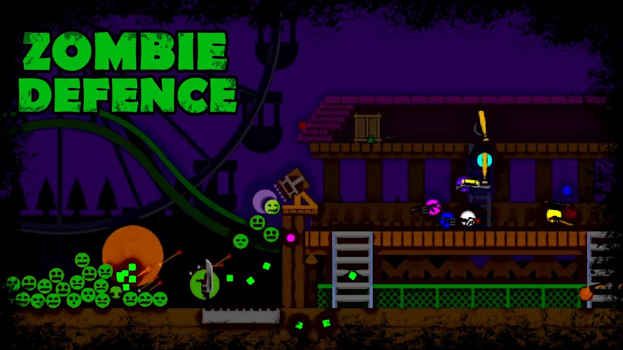 Zombie Rollercoaster Defence with Boss Fight