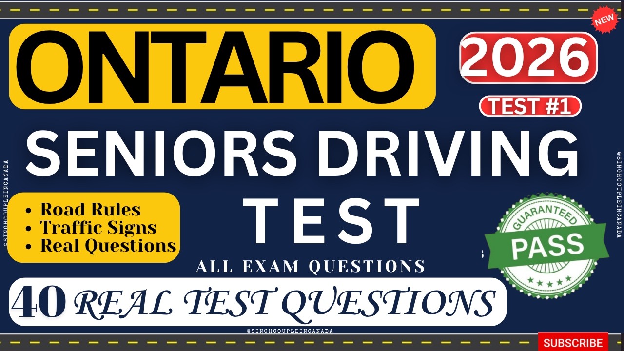 Ontario Seniors Driving Test 2026 | ontario seniors driving test 2025 | ontario seniors driving test