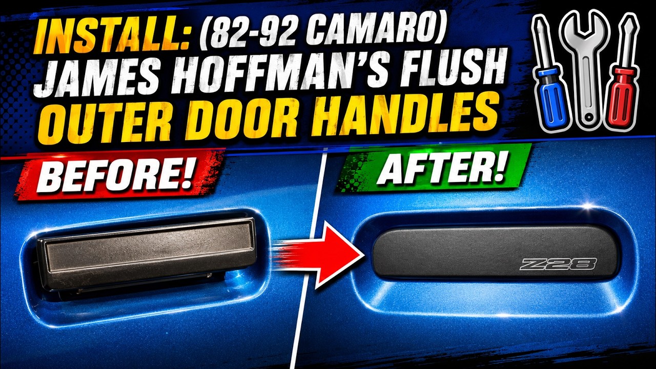 INSTALLING - JAMES HOFFMAN'S FLUSH OUTER DOOR HANDLES FOR 82-92 CAMARO