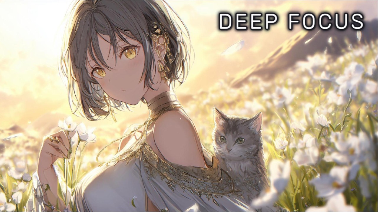 Deep Focus Music for Sleep & Study (3 Hours) | Where the White Flowers Remember