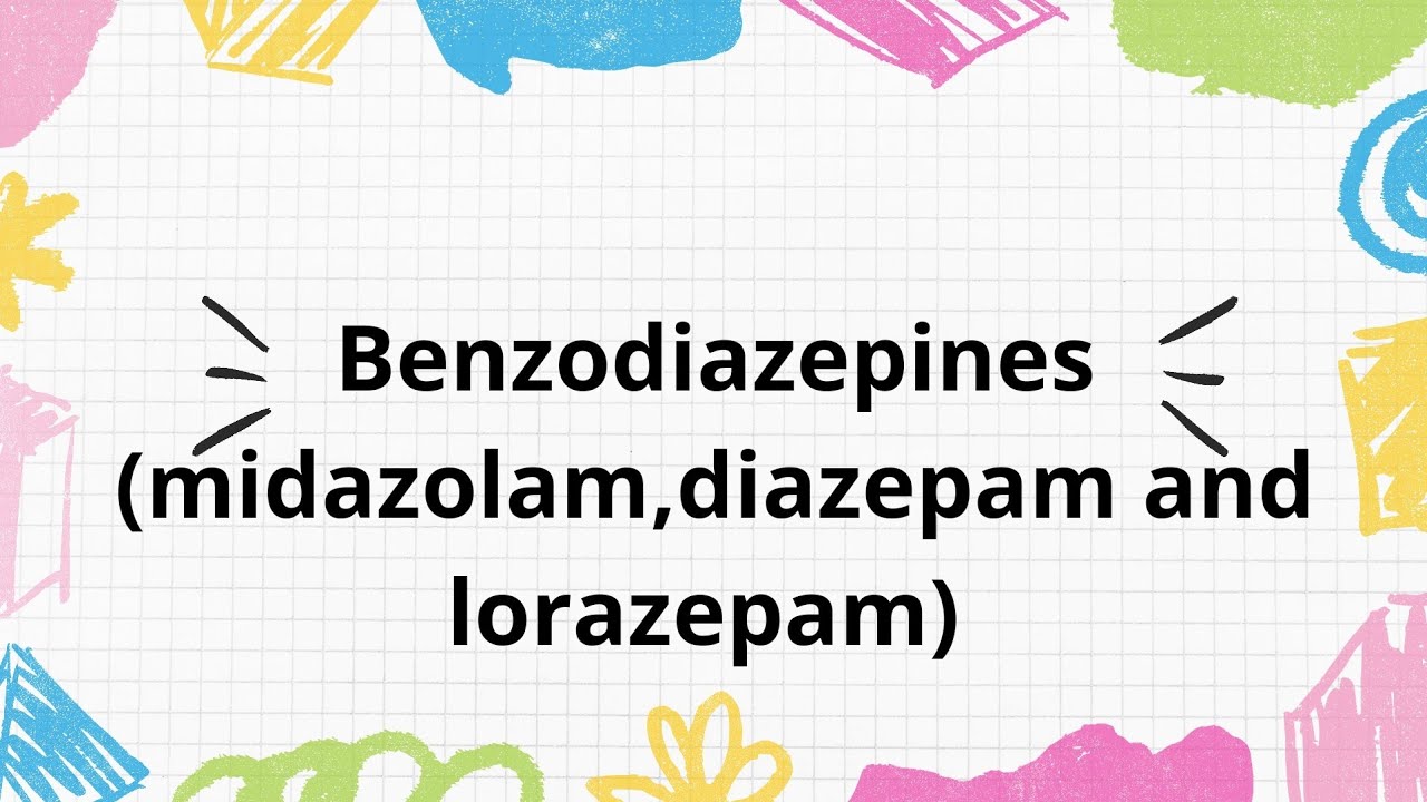 البنزوديازيبين(benzodiazepine drugs)