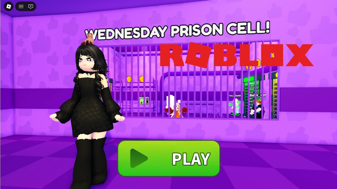 Roblox Gameplay Walkthrough🧙‍♀️WEDESDAY Prison Run (OBBY) #gamres #gameplay #roblox