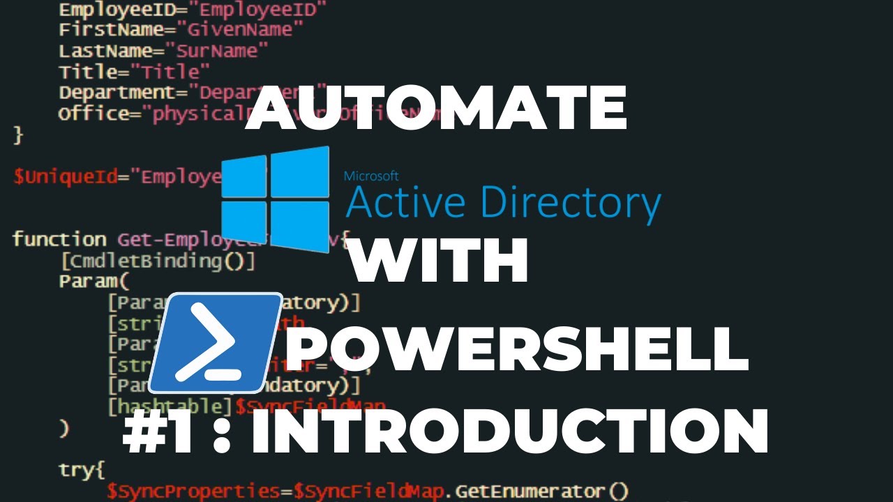 Автоматизация Active Directory с помощью PowerShell. Учебник 1: Введение