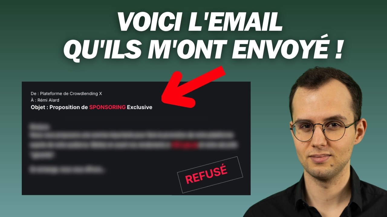 Une plateforme m'a proposé de l’argent pour vous mentir ! (Crowdlending)