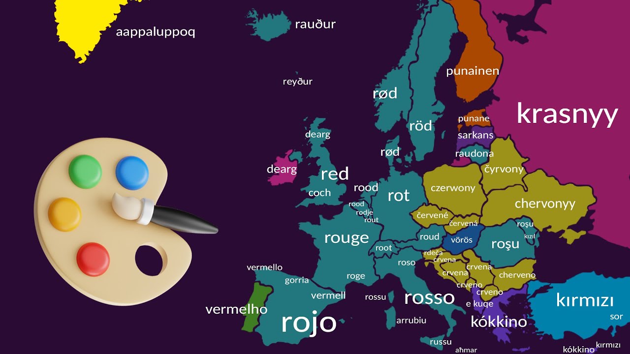 Comparison of European Languages: COLORS