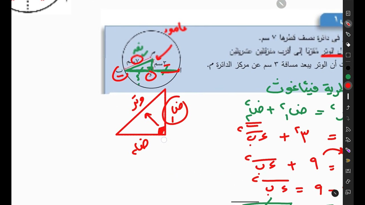 ٤-١ خصائص التماثل في الدائرة