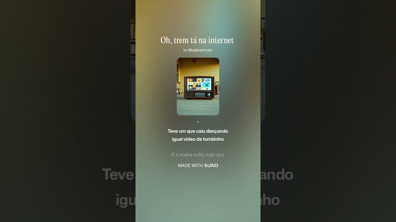 Ôh, trem tá na internet (vanerão sertanejo caipira)