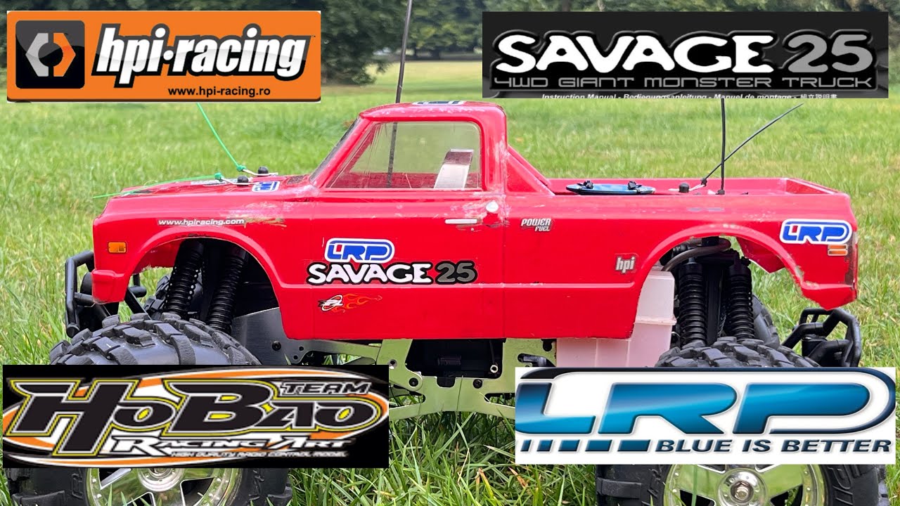 HPI Savage 25 with LRP zr 28 nova carb and hyper pipe