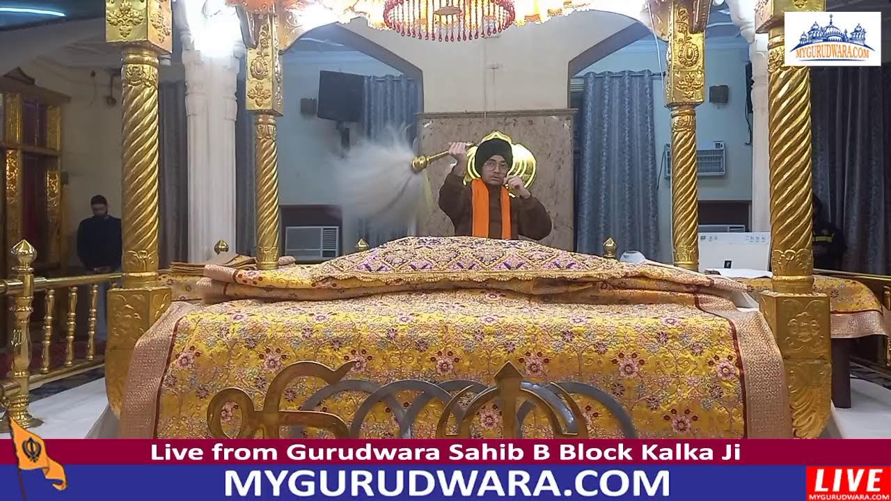 ☬ 30-Jan-2026 LIVE !! Gurudwara Sahib B Block Kalka Ji (Evening) | 🔴 MyGurudwara.com