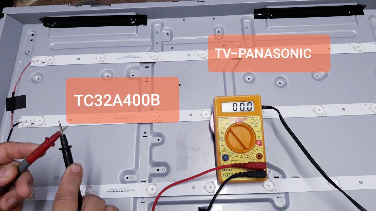 Como testar as barras de LED da tv panasonic - usando um testador de LED caseiro
