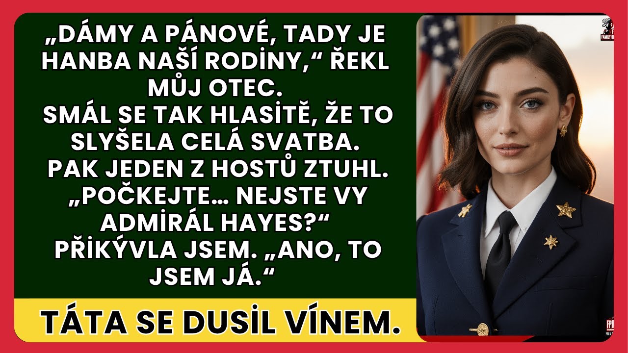 Na bratrově svatbě mě otec ponížil — pak se dusil vínem, když jim řekli: „Admirále...”
