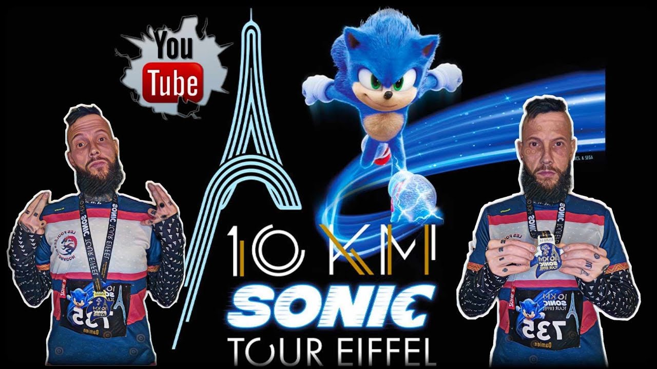 10km Sonic de la tour Eiffel 2024 : viens t'amuser dans Paris avec moi (et 20000 personnes)