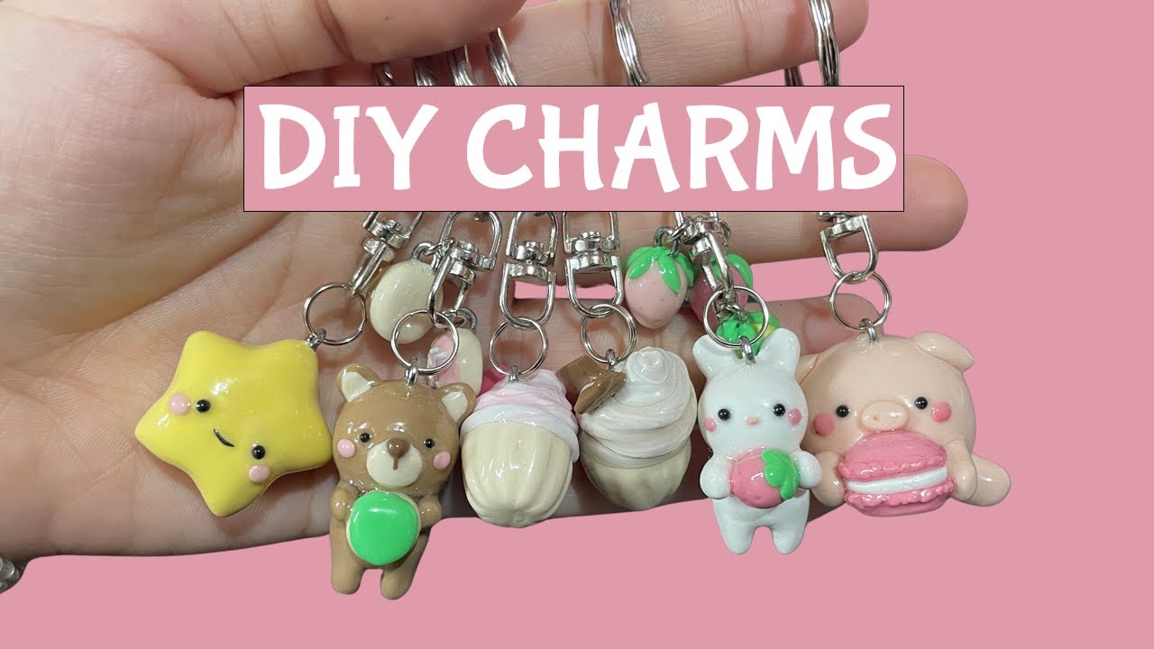 DIY Charms │ Using only 2 TOOLS to SCULPT │ NO MOLDS