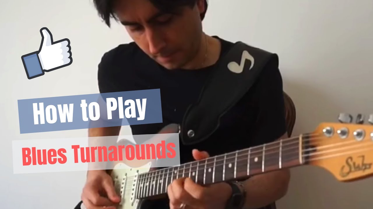How to Play Blues Turnaround (Blues Guitar Masterclass - ENG & ITA)