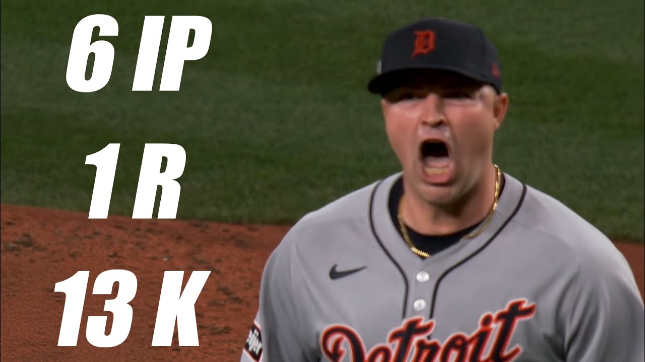 Tarik Skubal Strikes Out 13 in Game 5 vs Mariners for Most Ks in Winner-Take-All Game in MLB History