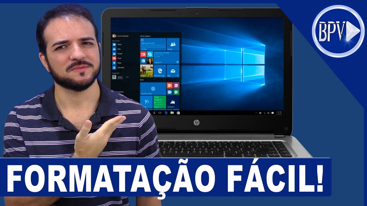 A Forma MAIS F&Aacute;CIL de Formatar seu PC - S&eacute;rie Formata&ccedil;&atilde;o BPV!