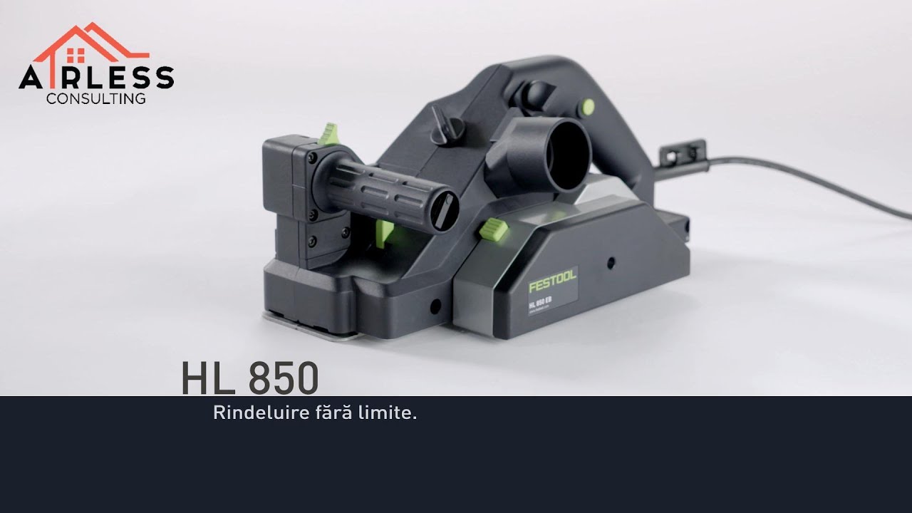 Rindeaua electrica Festool HL 850 &ndash; faltuire fara limite si rindeluire precisa