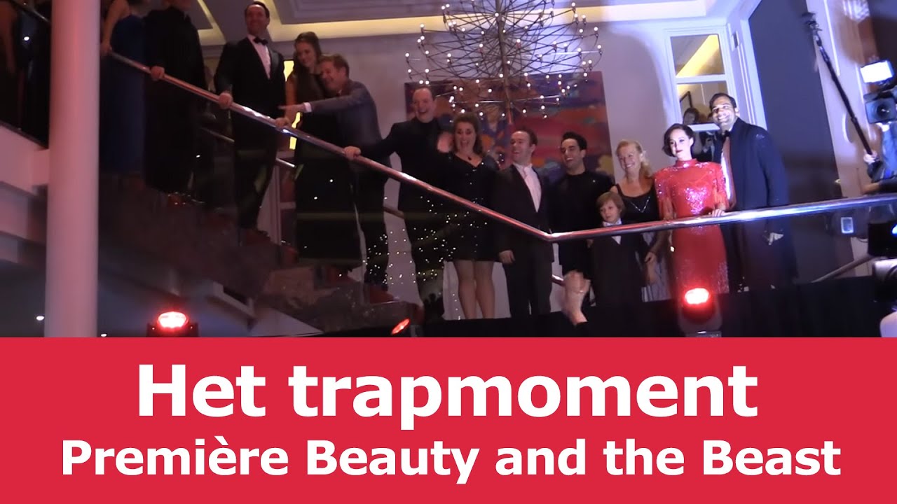 Trapmoment en reacties cast na première | Disney's Beauty and the Beast