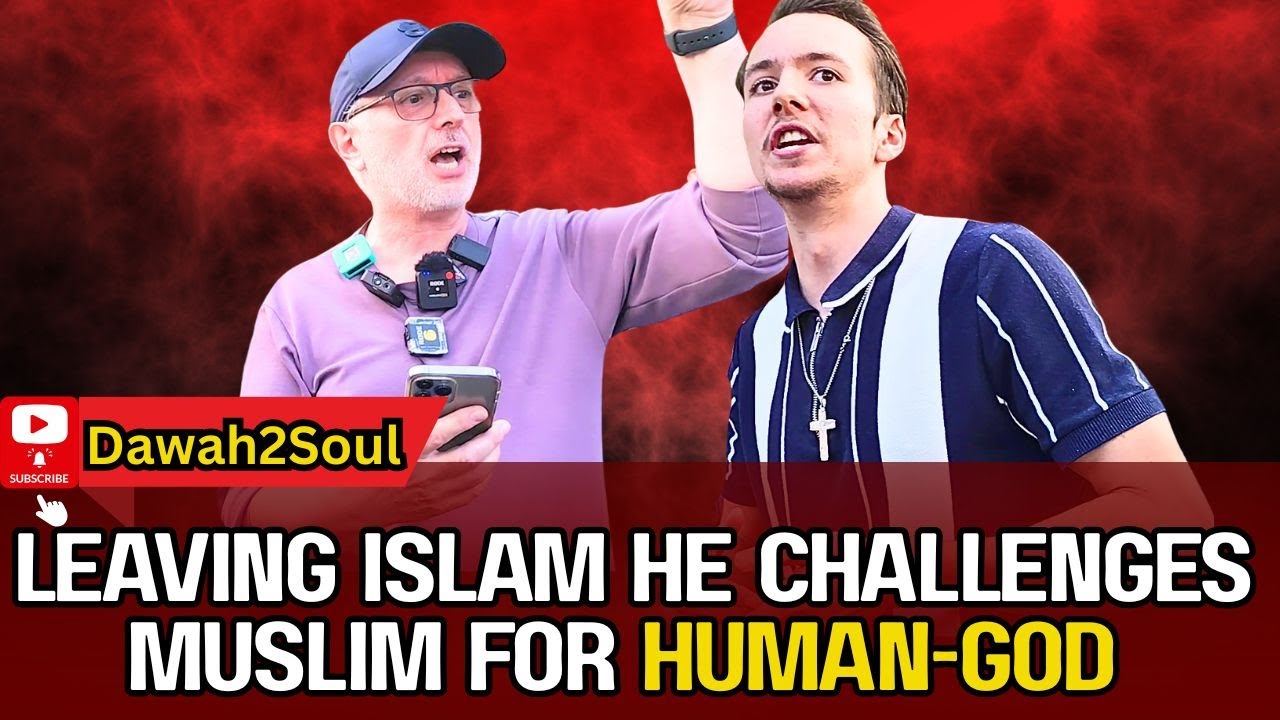 Fake Ex-Muslim But Confident Christian waffling After Challenging Paul Williams | Speakers Corner