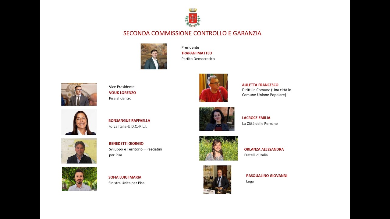 COMUNE PISA - 2A CCG DEL 13 FEBBRAIO 2026 (ORE 14.00)