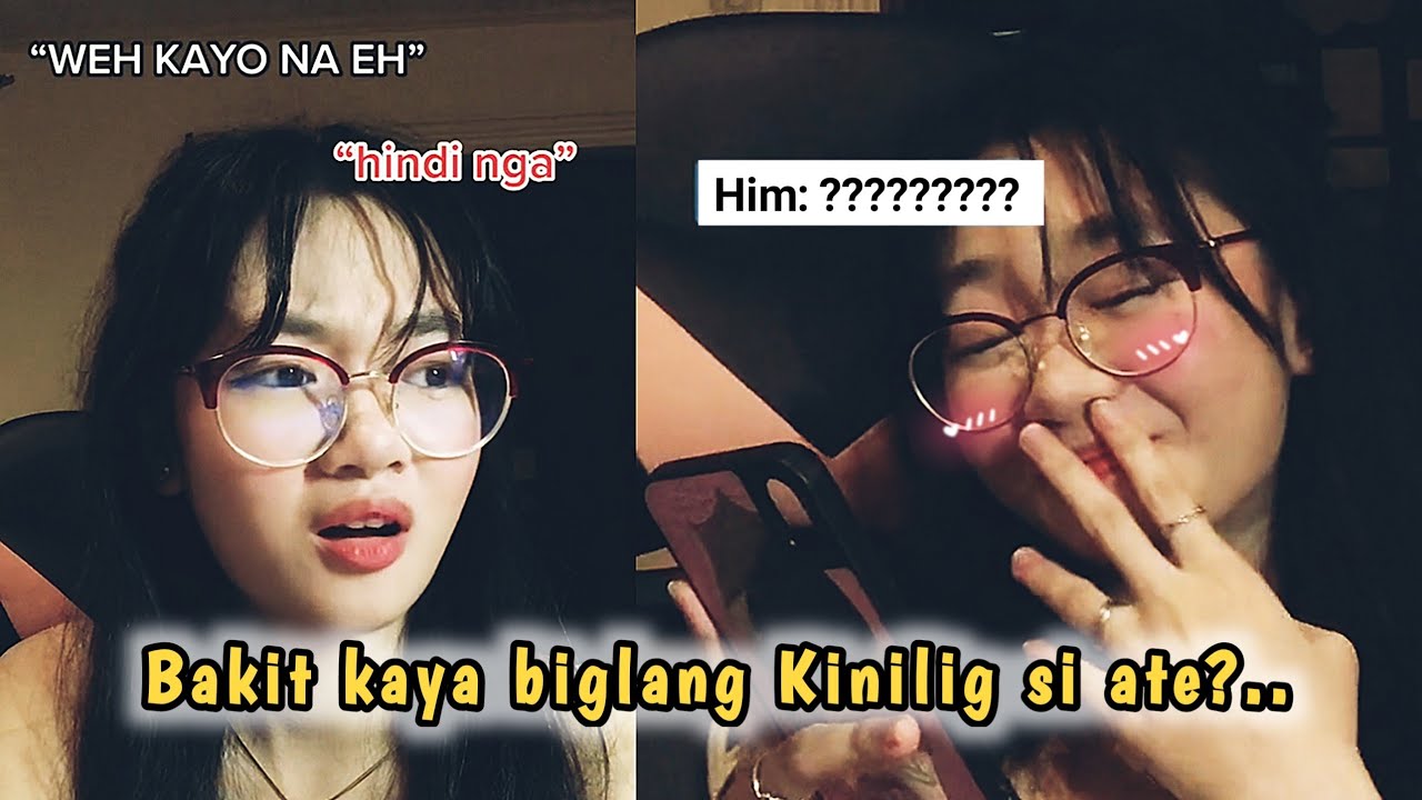 Bakit kaya bigla nalang Kinilig si ate? (Kilig Moments)