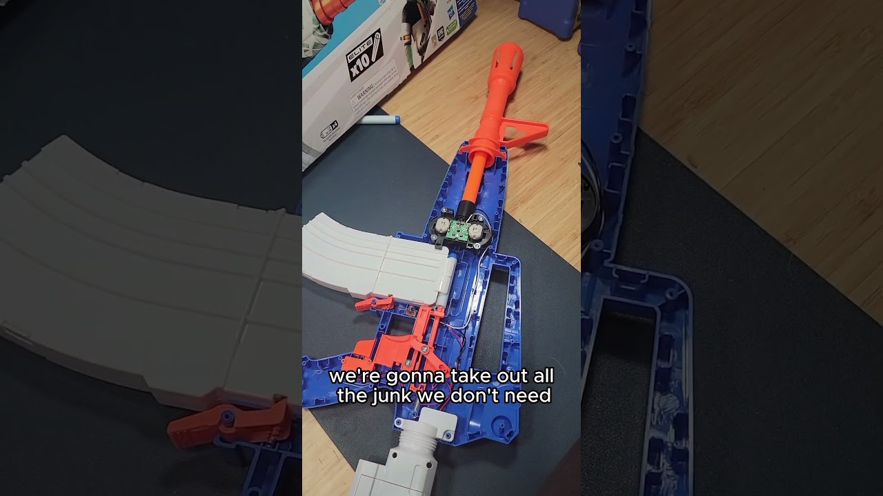 Nerf Fortnite Blue Shock Modification