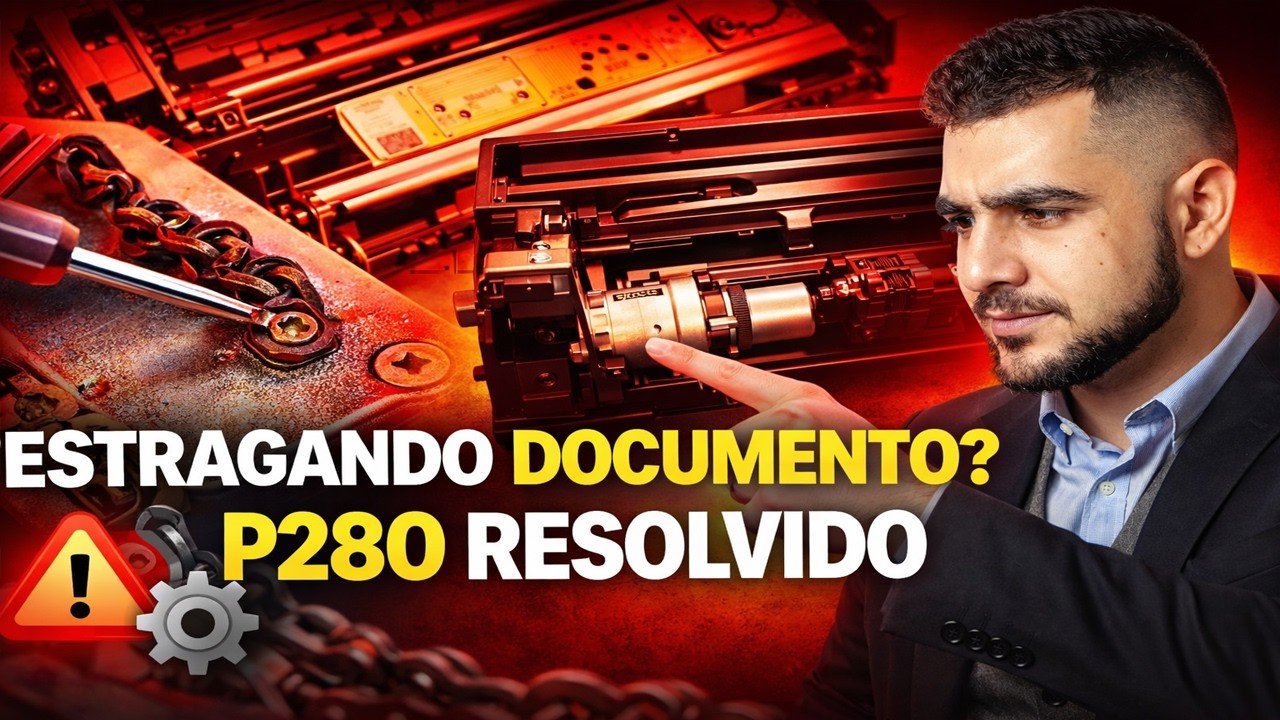 PLASTIFICADORA P280 ESTRAGANDO DOCUMENTOS (ENGASGANDO)