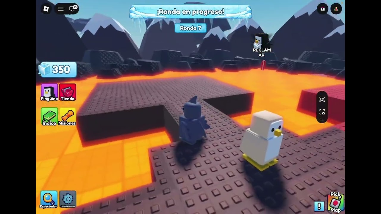 Jugando Roblox: Knockout pingüinos 