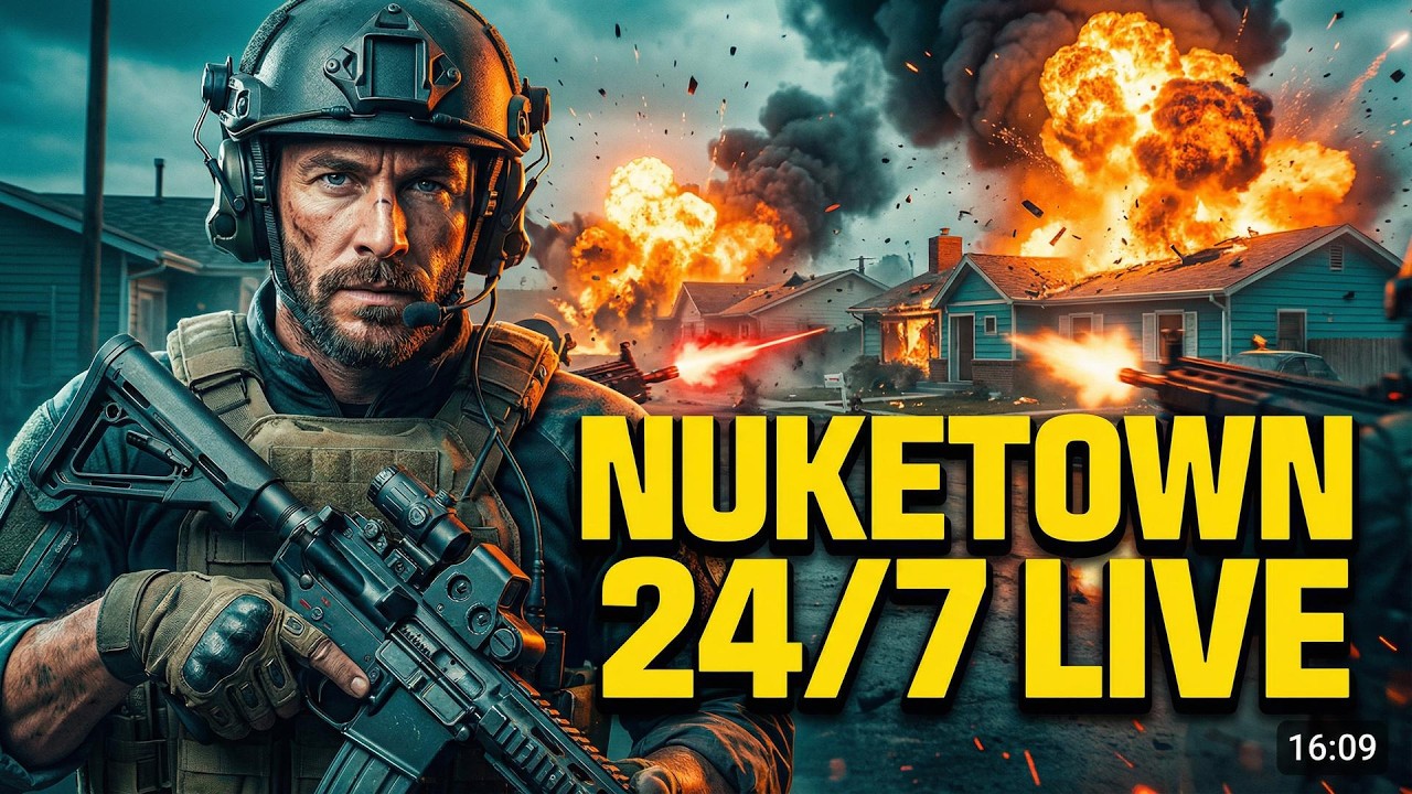 Pure Chaos on #BO7 Nuketown 24/7 🎮📱 #Shorts